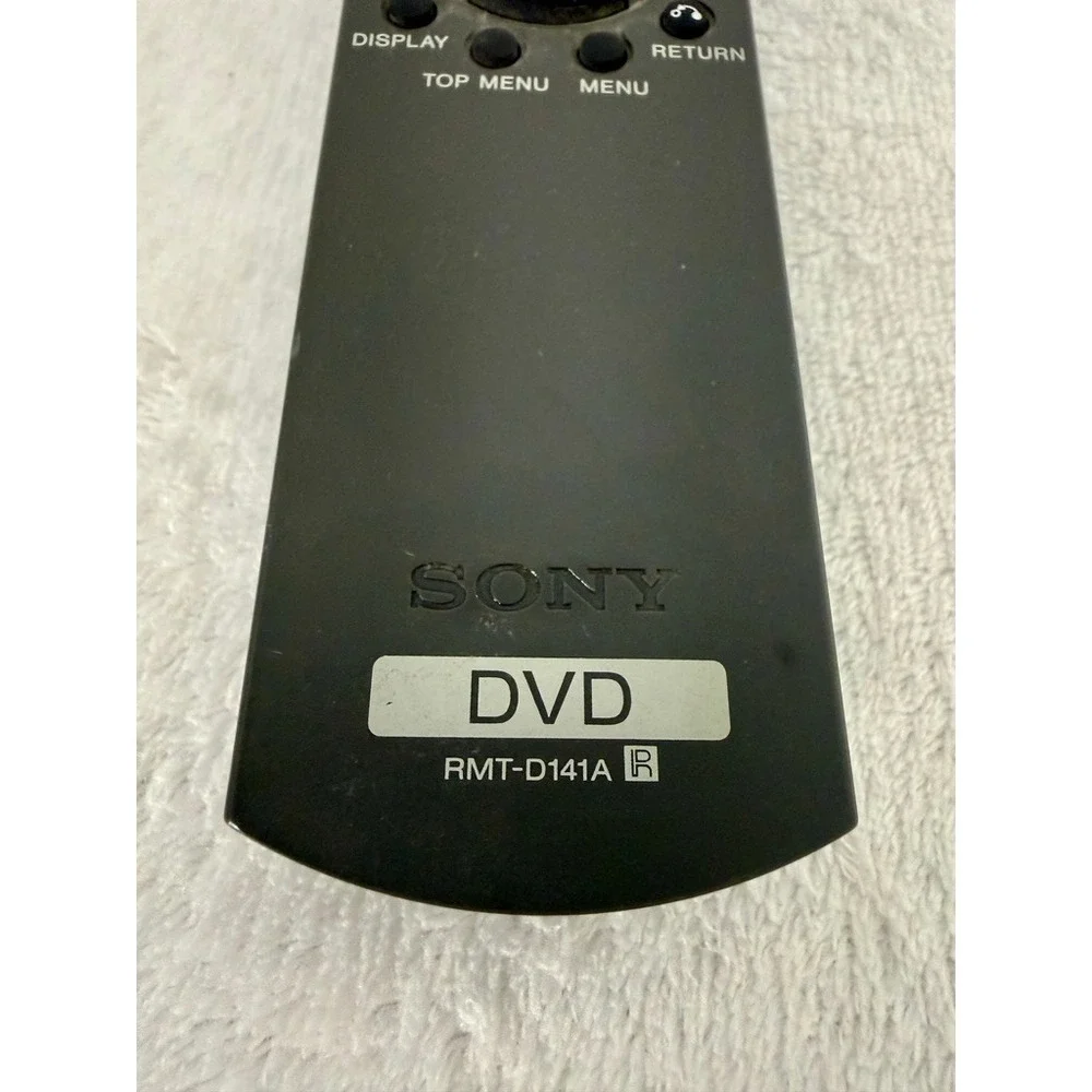 Sony RMT-D126A DVD Player Remote Control OEM Tested